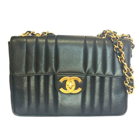 chanel vintage v stitch black brown|Vintage Chanel handbags.